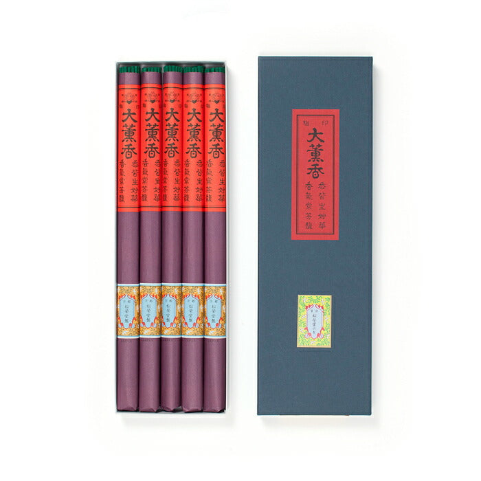 Large incense 330mm plum seal 5-piece stick incense 140172 Shoeido