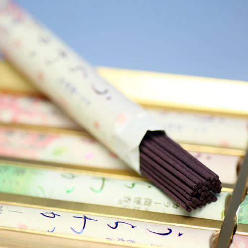 Urawaka礼物（Paulownia盒，短尺寸，8个试管）彩色烟雾香棒礼物Seijudo