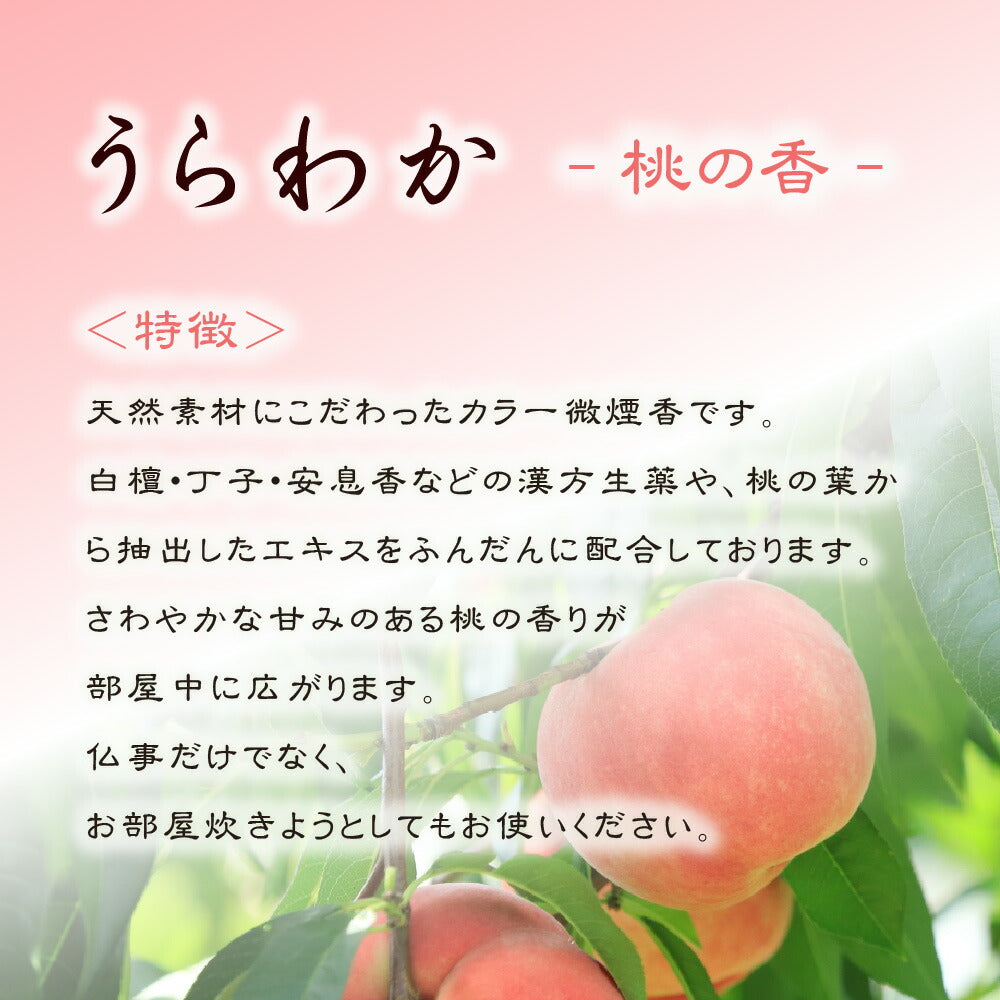 Urawaka礼物（Paulownia盒，短尺寸，8个试管）彩色烟雾香棒礼物Seijudo