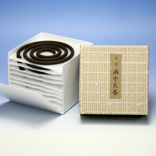 Temple swirl incense, vortex, Nakatenka incense, 1797, domestic shipping only
