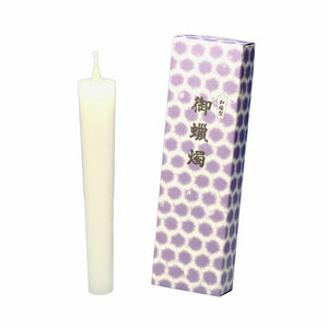 Wax type candlestick No. 20 2 candles 164-12 TOKAISEIRO [DOMESTIC SHIPPING ONLY]
