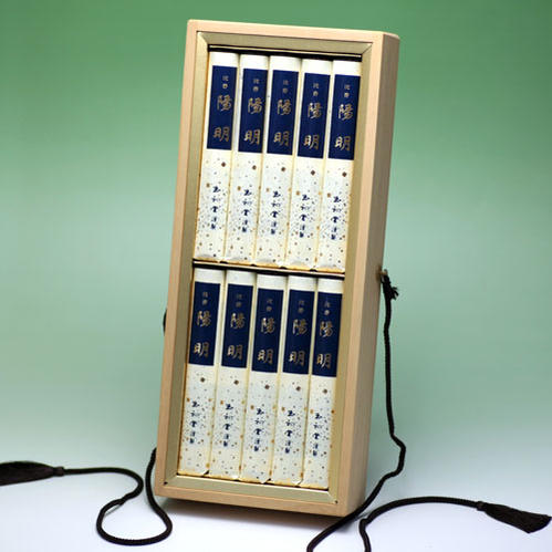 Incense sticks for short-sized products, agarwood, Yangming, short-sized 10-sized grips, paulownia box, incense sticks, gifts, 6022, domestic shipping only