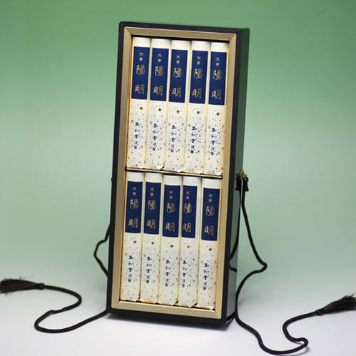 Incense sticks for short-sized products, agarwood, Yangming, short-sized 10-sized grips, painted box, incense sticks, gifts, 6021, domestic shipping only