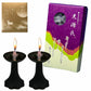 Yufuure надежный набор источник света и Moe Mae (2 черный), установите свечу мини -розок подарок Tokai Wax Tokaiseiro