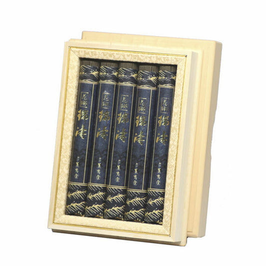 Karin Zuito Paulownia Box, Слиты среднего размера 5 ладан, подарок 096 Коуджудо палочки ладана